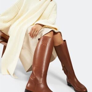 Tory Burch Brown Heeled Boots